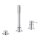 GROHE 19965001 - Μπαταρία μπανιέρας τριών οπών LINEARE, γυαλιστερό χρώμιο