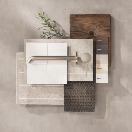 GROHE 19967DC1 - Μπαταρία νιπτήρα διπλής οπής ESSENCE 230 mm από ανοξείδωτο ατσάλι