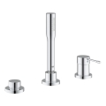 GROHE 19976001 - Μπαταρία μπανιέρας τριών οπών ESSENCE, γυαλιστερό χρώμιο