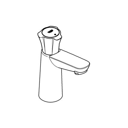 GROHE 20186001 - Επιτραπέζια βρύση COSTA L DN 15, γυαλιστερό χρώμιο