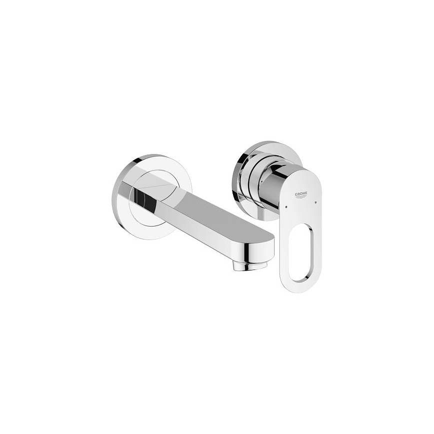 GROHE 20289000 - Μπαταρία νιπτήρα διπλής οπής BAULOOP 110 mm, γυαλιστερό χρώμιο