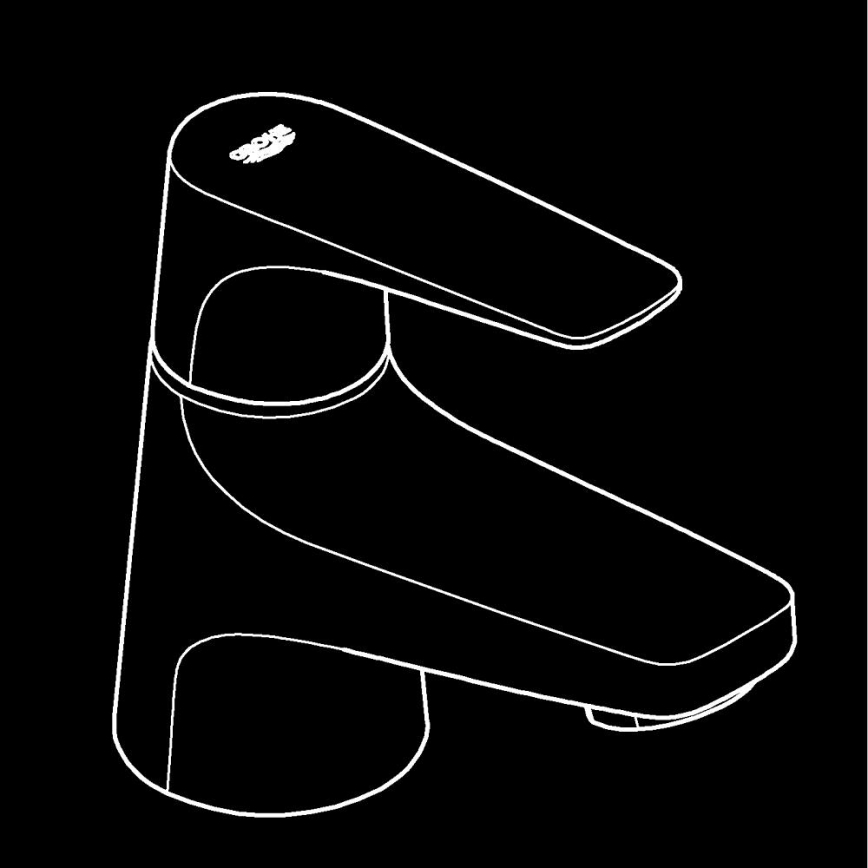 GROHE 20577000 - Επιτραπέζια βαλβίδα START FLOW DN 15 γυαλιστερό χρώμιο