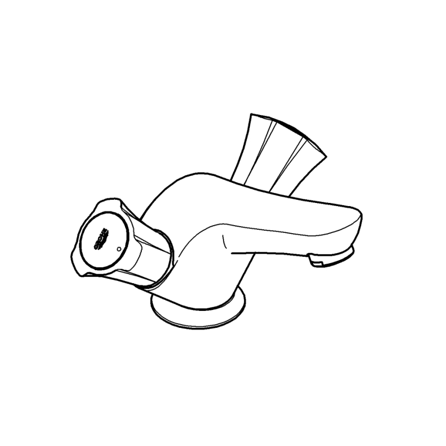 GROHE 21390001 - Μπαταρία νιπτήρα COSTA L DN 15 γυαλισμένο χρώμιο