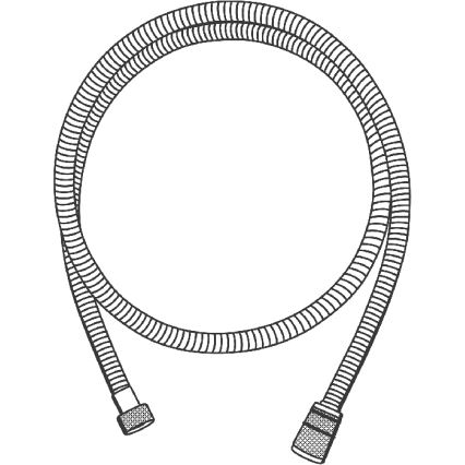 GROHE 22101000 - Ελαστικός σωλήνας ντους VITALIOFLEX METAL LONG-LIFE 1500 mm, χρώμιο