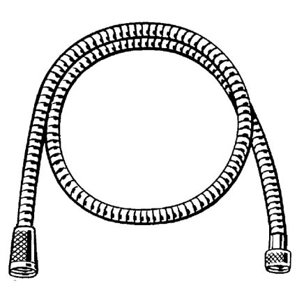 GROHE 22108000 - Ελαστικός σωλήνας ντους VITALIOFLEX METAL LONG-LIFE 1500 mm χρωμέ