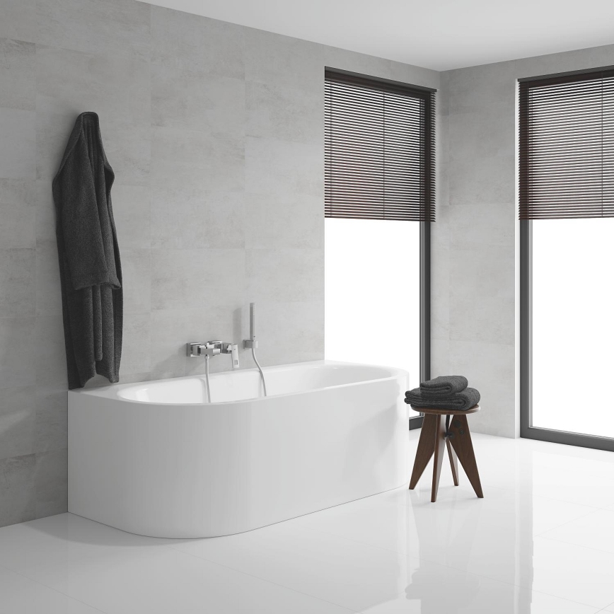 GROHE 23141000 - Σετ μπανιέρας με μρύτη EUROCUBE DN 15, γυαλιστερό χρώμιο