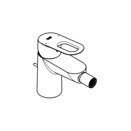 GROHE 23338000 - Μπαταρία μπιντέ BAULOOP, γυαλιστερό χρώμιο