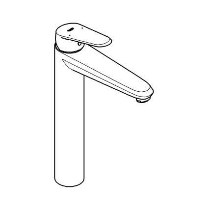 GROHE 23432000 - Μπαταρία νιπτήρα EURODISC COSMOPOLITAN μέγεθος XL χρωμέ