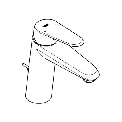 GROHE 23448002 - Μπαταρία νιπτήρα EURODISC COSMOPOLITAN, μέγεθος M, χρωμέ