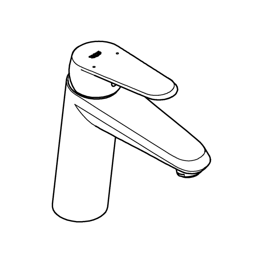 GROHE 23449002 - Μπαταρία νιπτήρα EURODISC COSMOPOLITAN μέγεθος M χρωμέ