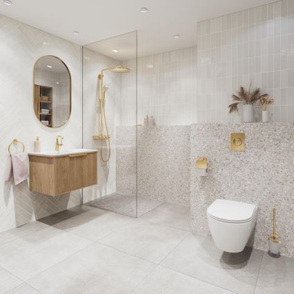 GROHE 23462GN1 - Μπαταρία νιπτήρα ESSENCE DN 15, μέγεθος M, χρυσή