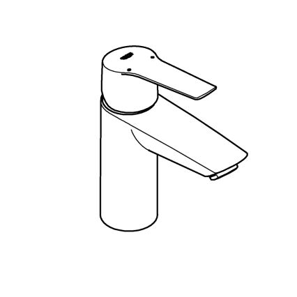 GROHE 23550002 - Μπαταρία νιπτήρα START DN 15 γυαλιστερό χρώμιο