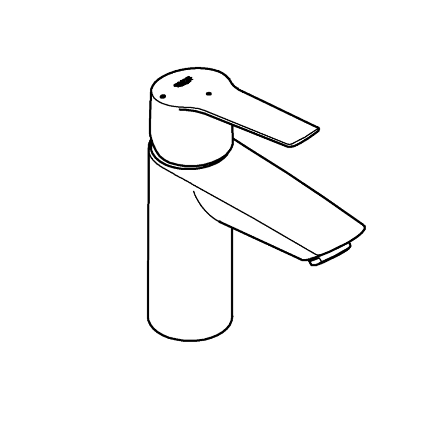 GROHE 23551002 - Μπαταρία νιπτήρα START μέγεθος S γυαλιστερό χρώμιο