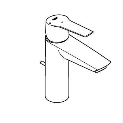 GROHE 23552002 - Μπαταρία νιπτήρα START 192 mm, γυαλιστερό χρώμιο