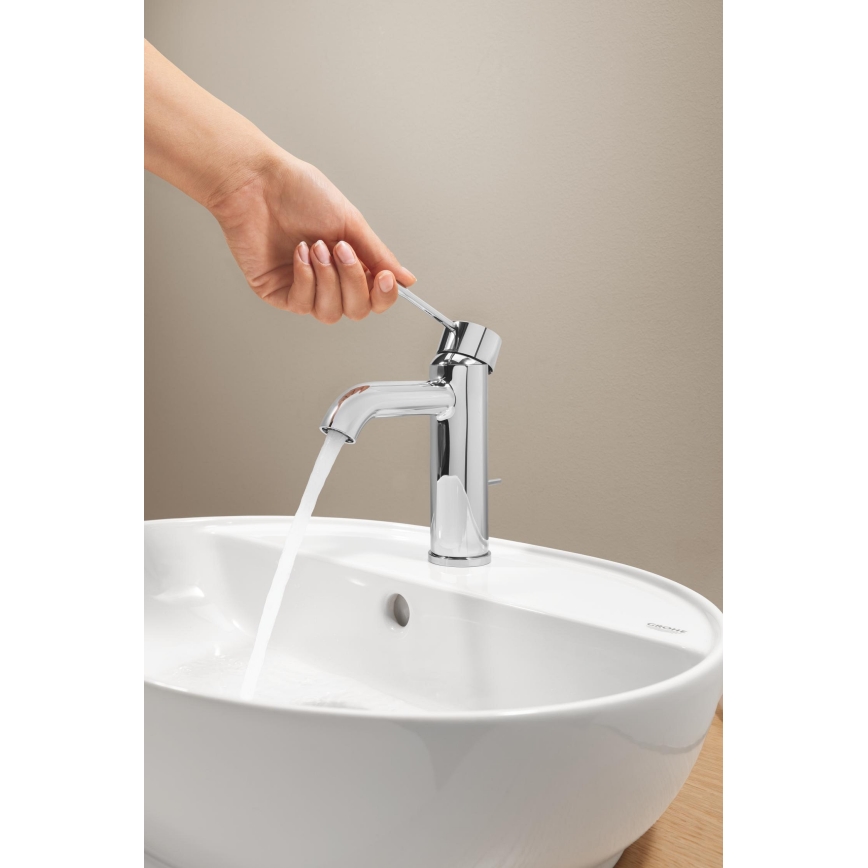 GROHE 23589001 - Μπαταρία νιπτήρα ESSENCE, μέγεθος S, γυαλιστερό χρώμιο