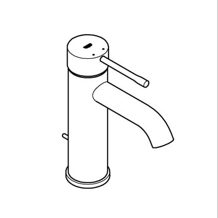 GROHE 23589GL1 - Μπαταρία νιπτήρα ESSENCE DN 15 χρυσή