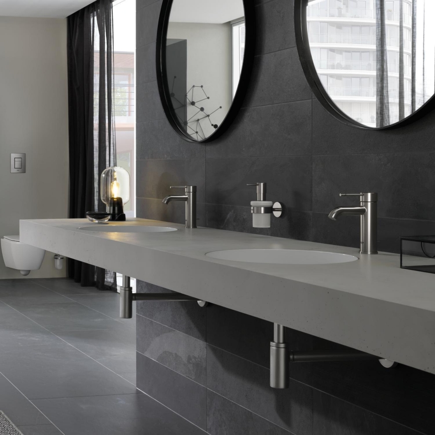 GROHE 23590DC1 - Μπαταρία νιπτήρα ESSENCE, μέγεθος S, ανοξείδωτη