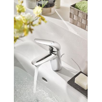 GROHE 23707003 - Μπαταρία νιπτήρα EUROSTYLE 163 mm σε γυαλιστερό χρώμιο