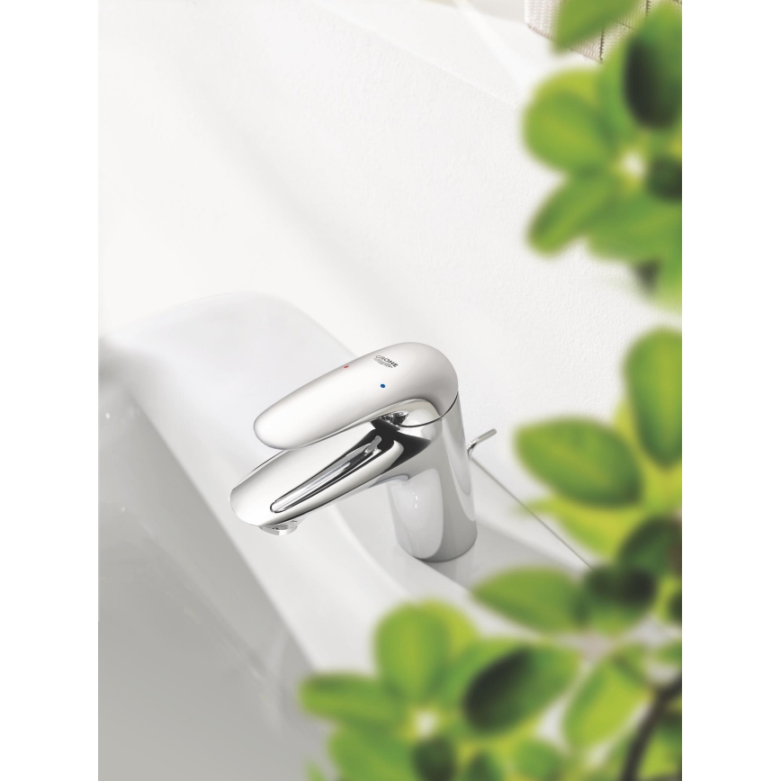 GROHE 23707003 - Μπαταρία νιπτήρα EUROSTYLE 163 mm σε γυαλιστερό χρώμιο
