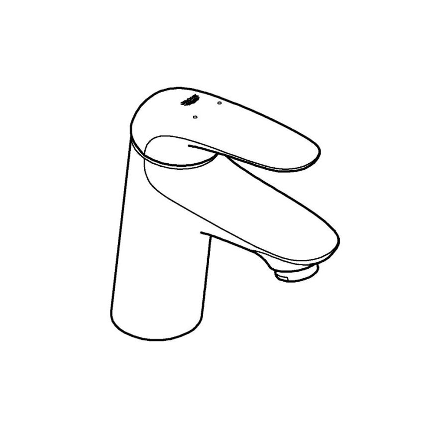 GROHE 23715003 - Μπαταρία νιπτήρα EUROSTYLE μέγεθος S γυαλιστερό χρώμιο