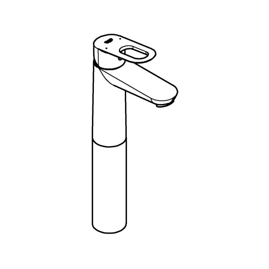 GROHE 23764000 - Μπαταρία νιπτήρα BAULOOP DN 15, γυαλιστερό χρώμιο