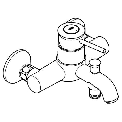 GROHE 23787000 - Μπαταρία μπανιέρας START CLASSIC DN 15 γυαλιστερό χρώμιο