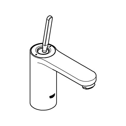 GROHE 23800000 - Μίκτης νιπτήρα GET, μέγεθος M, σε γυαλιστερό χρώμιο