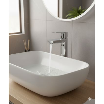 GROHE 23803000 - Μπαταρία νιπτήρα EUROSMART γυαλιστερό χρώμιο