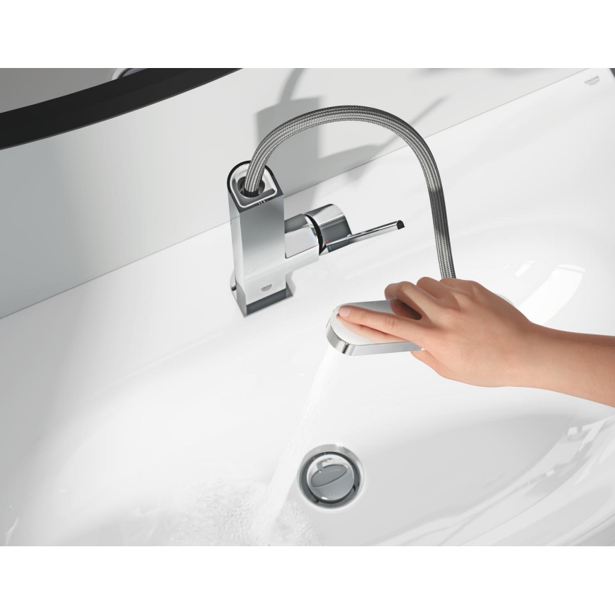 GROHE 23844003 - Μπαταρία νιπτήρα PLUS, μέγεθος L, γυαλισμένο χρώμιο