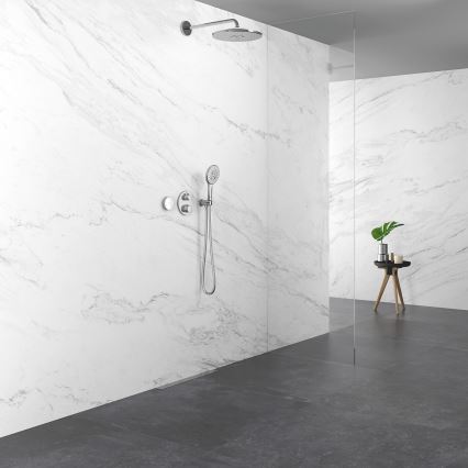 GROHE 24075000 - Θερμοστατική μπαταρία ντους GROHTHERM γυαλιστερό χρώμιο