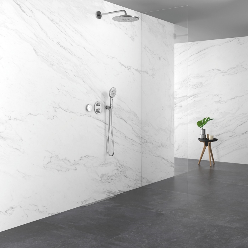GROHE 24075000 - Θερμοστατική μπαταρία ντους GROHTHERM γυαλιστερό χρώμιο