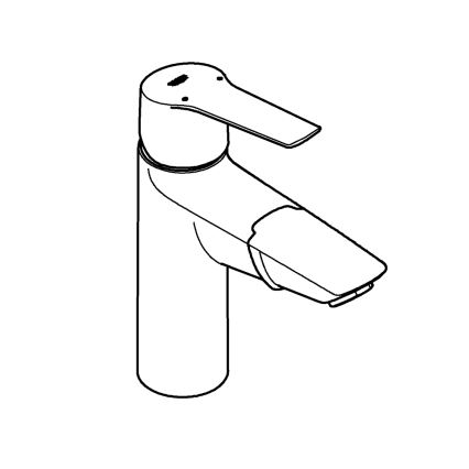 GROHE 24205003 - Μπαταρία νιπτήρα START DN 15 μέγεθος M γυαλιστερό χρώμιο