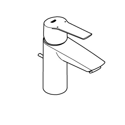 GROHE 242092432 - Μπαταρία νιπτήρα QUICKFIX START 165 mm μαύρη