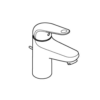 GROHE 24322001 - Μπαταρία νιπτήρα SWIFT DN 15 σε γυαλιστερό χρώμιο