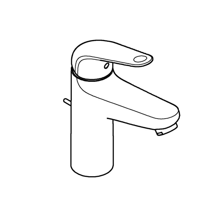 GROHE 24325001 - Μπαταρία νιπτήρα SWIFT DN 15, μέγεθος M, γυαλιστερό χρώμιο