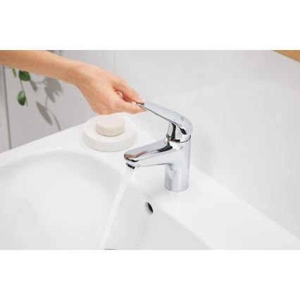 GROHE 24325001 - Μπαταρία νιπτήρα SWIFT DN 15, μέγεθος M, γυαλιστερό χρώμιο