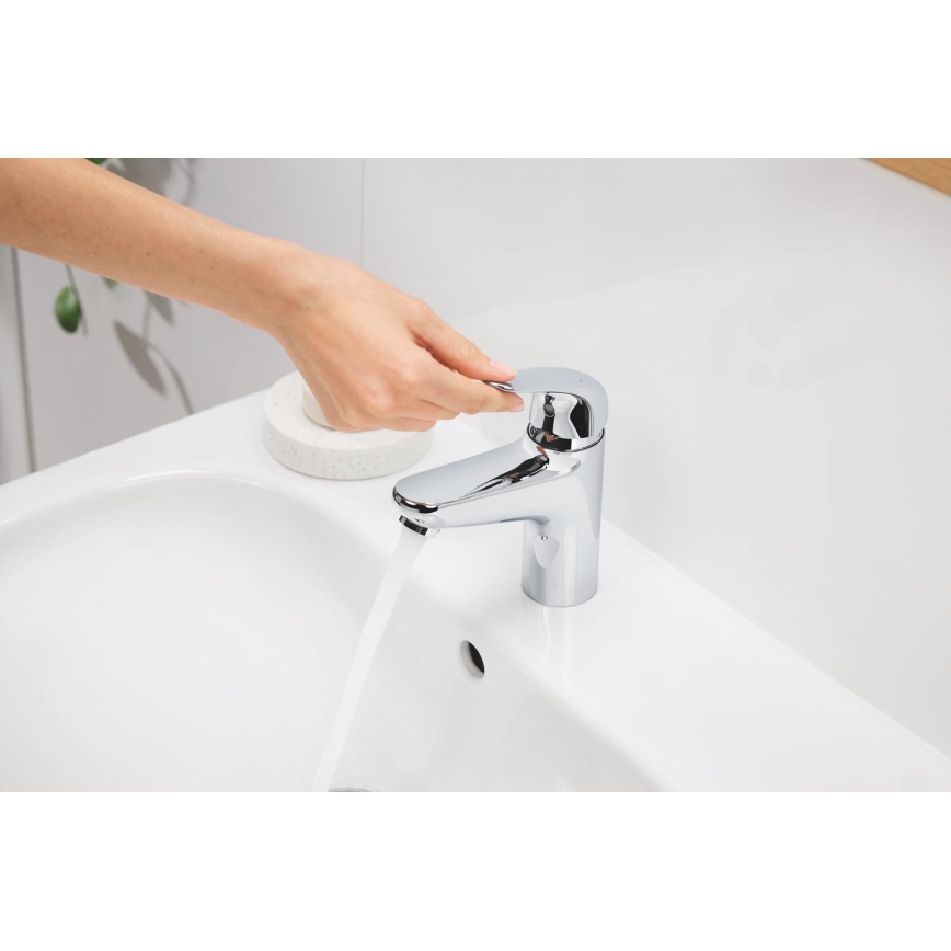 GROHE 24325001 - Μπαταρία νιπτήρα SWIFT DN 15, μέγεθος M, γυαλιστερό χρώμιο