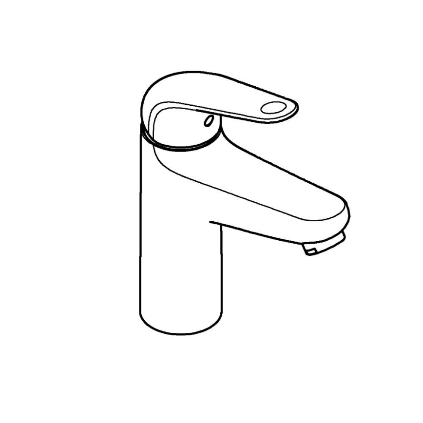 GROHE 24329001 - Μπαταρία νιπτήρα SWIFT DN 15, γυαλιστερό χρώμιο