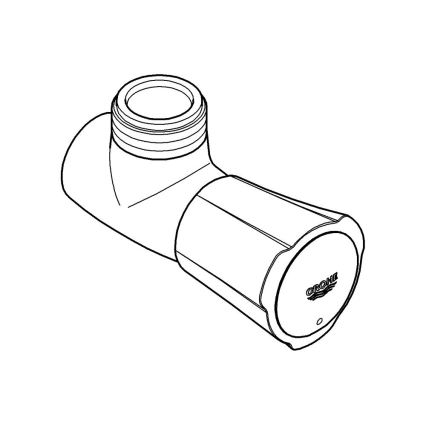 GROHE 26010001 - Βαλβίδα ντους COSTA L σε γυαλιστερό χρώμιο