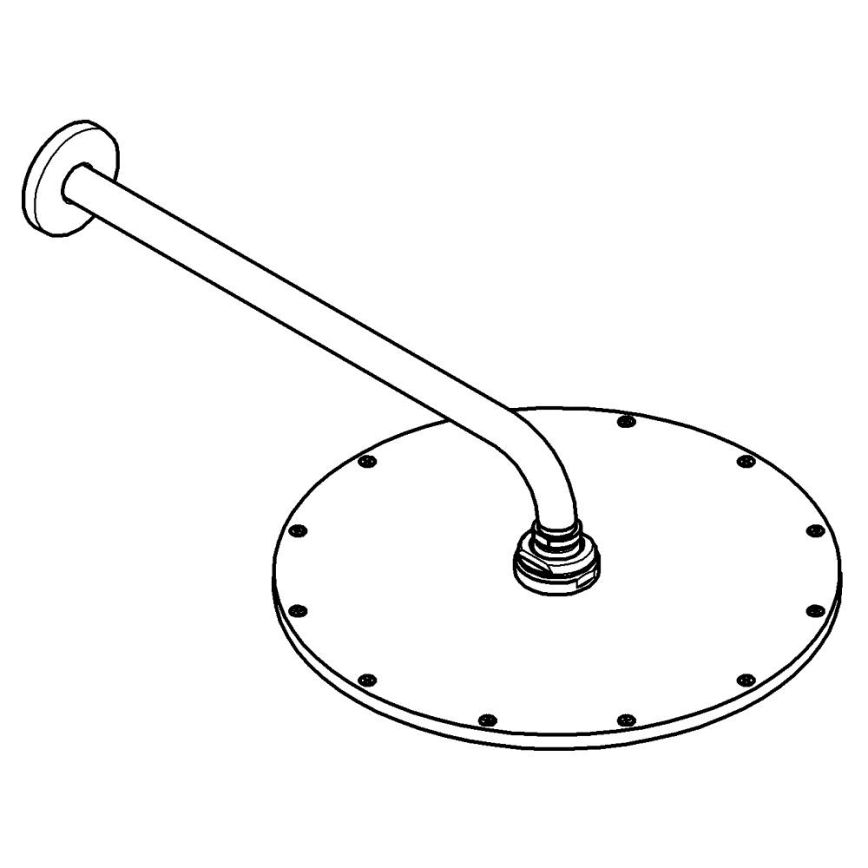 GROHE 26066AL0 - Κεφαλή ντους RAINSHOWER COSMOPOLITAN 310/380 mm, φινίρισμα σε απόχρωση γραφίτη