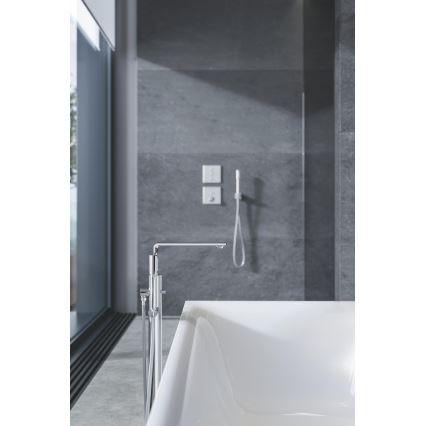 GROHE 26370000 - Επιτοίχιο γωνιακό ρακόρ EUPHORIA CUBE DN 15, γυαλιστερό χρώμιο