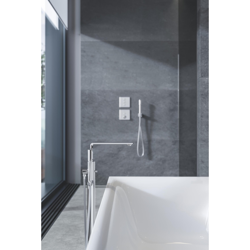 GROHE 26370000 - Επιτοίχιο γωνιακό ρακόρ EUPHORIA CUBE DN 15, γυαλιστερό χρώμιο