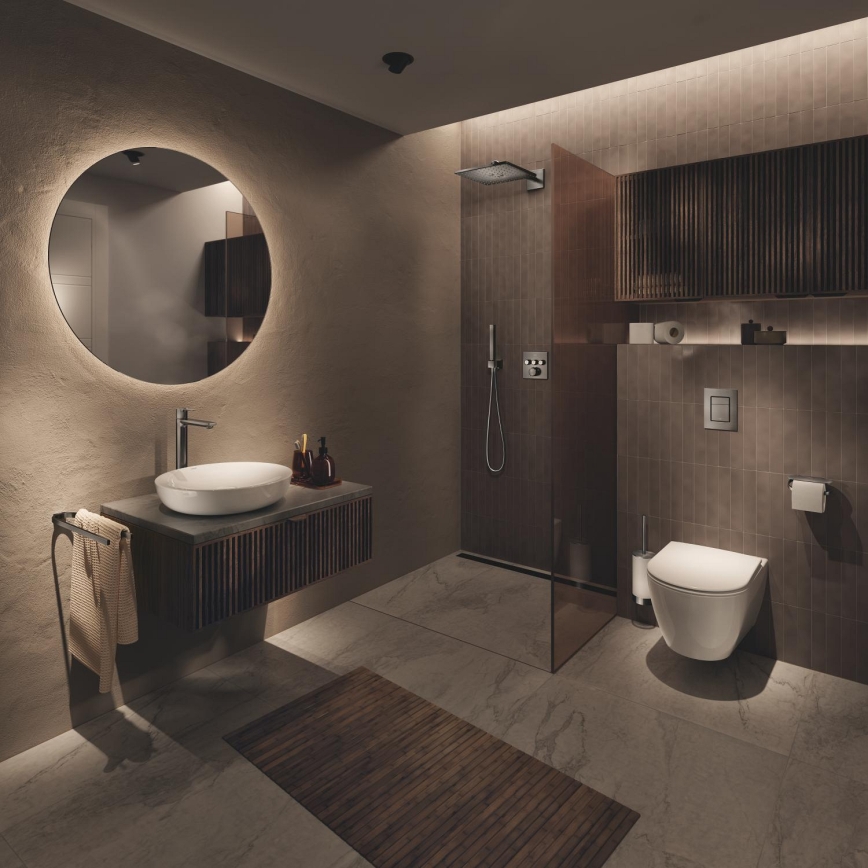 GROHE 26370AL0 - Επιτοίχιο γωνιακό εξάρτημα EUPHORIA CUBE DN 15 σε απόχρωση γραφίτη