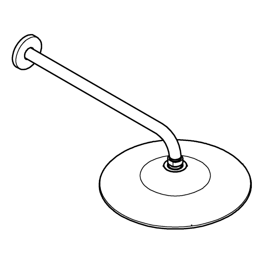 GROHE 26459000 - Κεφαλή ντους EUPHORIA 260 380 mm γυαλιστερό χρώμιο