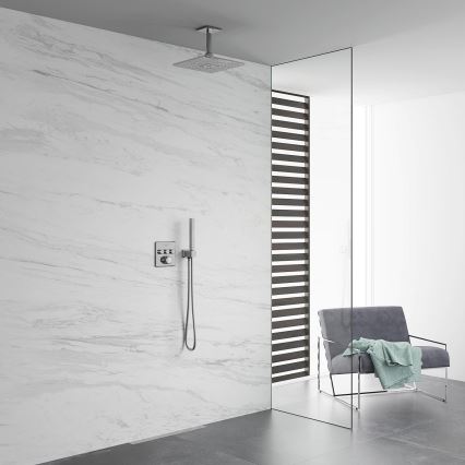 GROHE 26481000 - Σετ κεφαλής ντους RAINSHOWER SMARTACTIVE 310 CUBE 310 mm, επιχρωμιωμένο