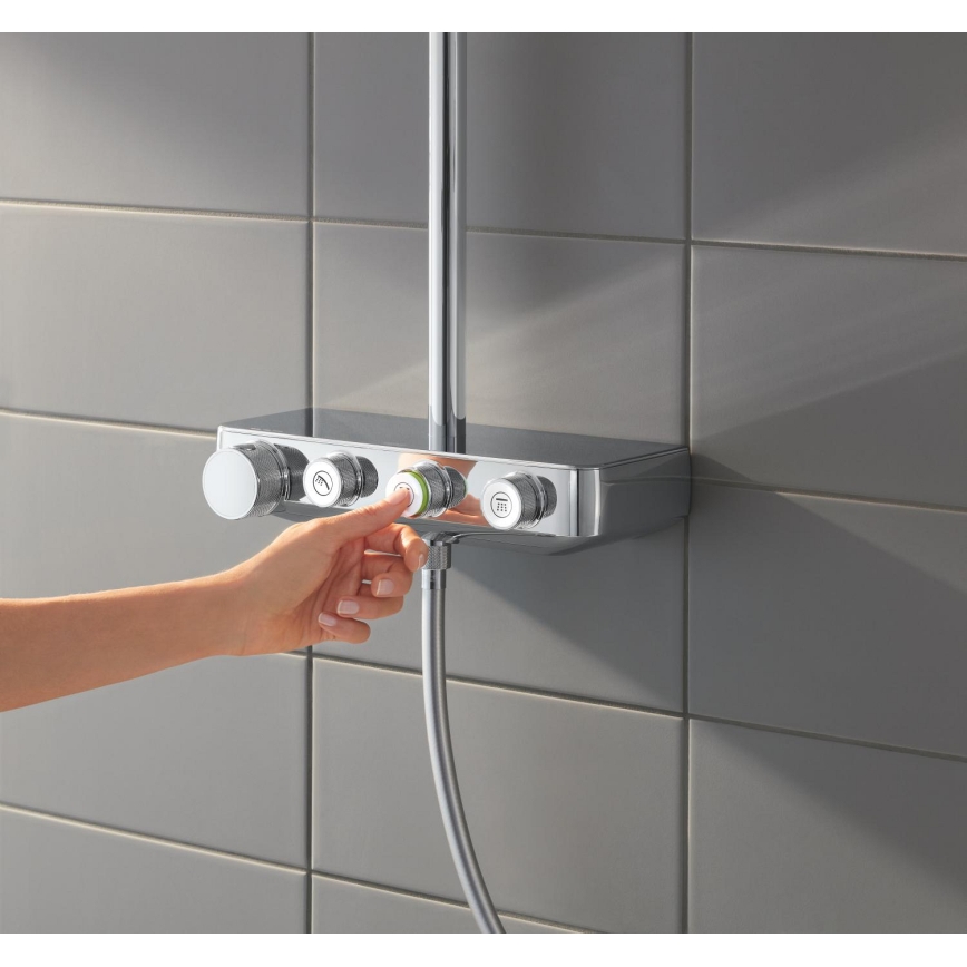 GROHE 26508000 - Σύστημα ντους EUPHORIA SMARTCONTROL 310 CUBE, γυαλιστερό χρώμιο
