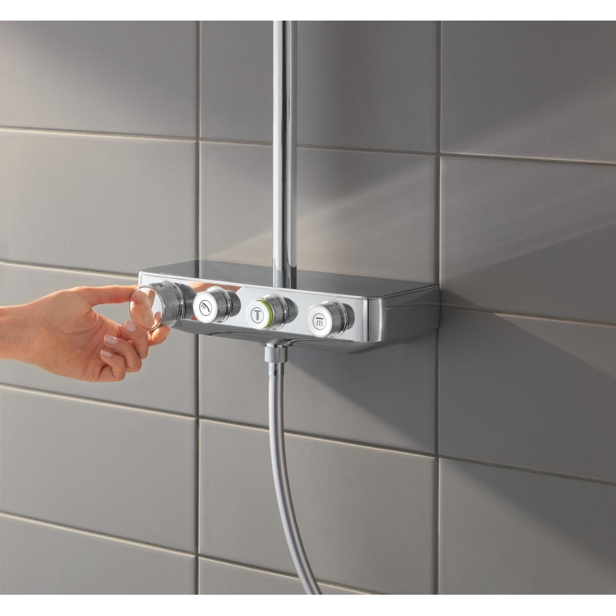 GROHE 26508000 - Σύστημα ντους EUPHORIA SMARTCONTROL 310 CUBE, γυαλιστερό χρώμιο
