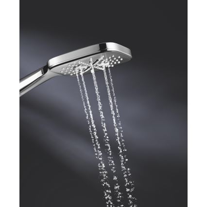GROHE 26550000 - Τηλεφωνική ντουζιέρα RAINSHOWER SMARTACTIVE 130 CUBE γυαλιστερό χρώμιο