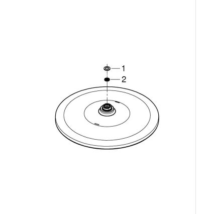 GROHE 26569000 - Κεφαλή ντους RAINSHOWER 310 mm γυαλιστερό χρώμιο