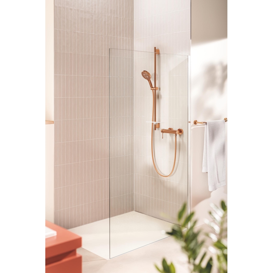GROHE 26574DL0 - Τηλέφωνο ντους RAINSHOWER SMARTACTIVE 130 mm σε φινίρισμα σατινέ χαλκού